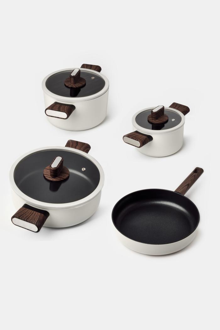 Benji 7 Parça Titanyum Tencere ve Tava Seti