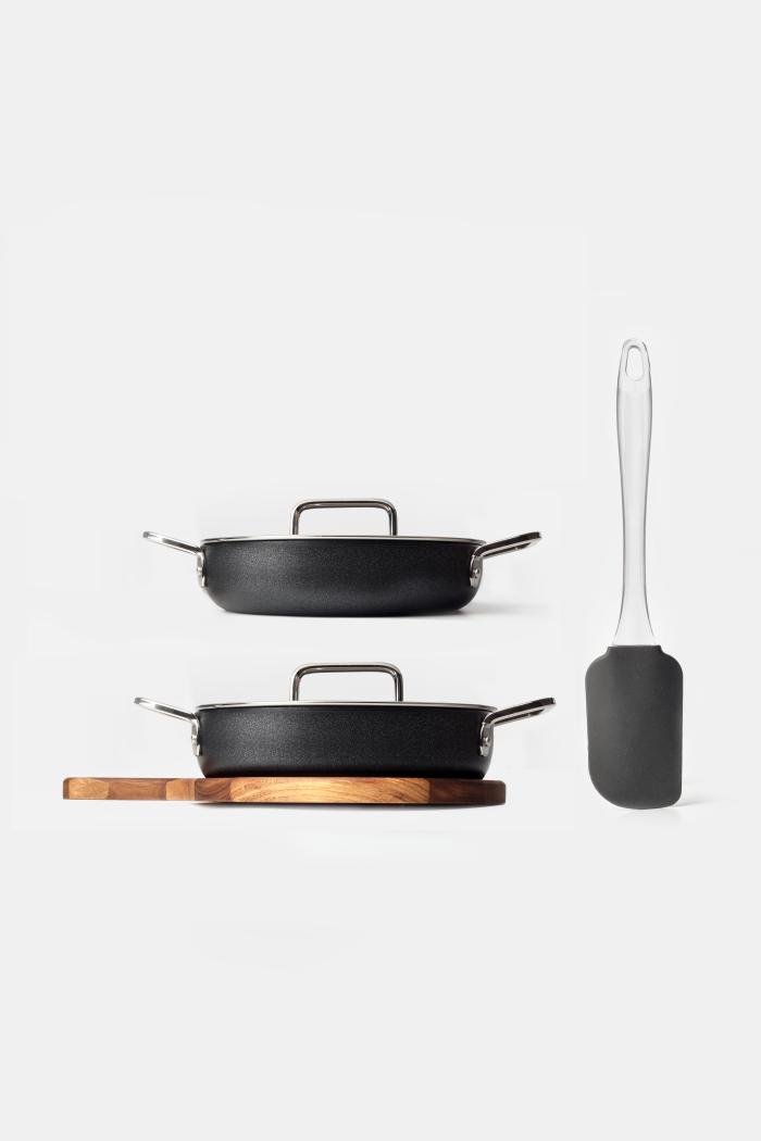 Fin 5 Parça Diamond Sahan Seti Siyah