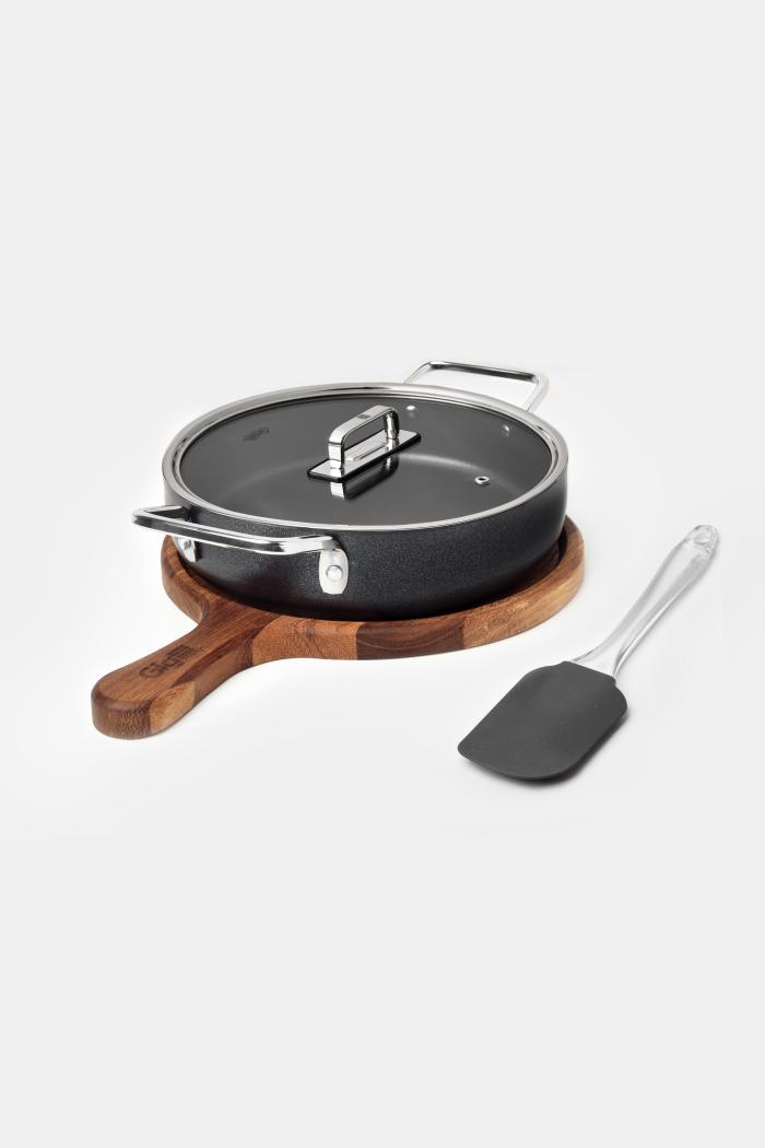 Fin 5 Parça Diamond Sahan Seti Siyah