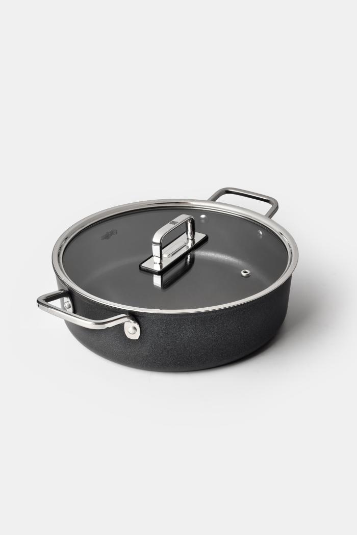 Fin 7 Parça Diamond Tencere ve Tava Seti Siyah